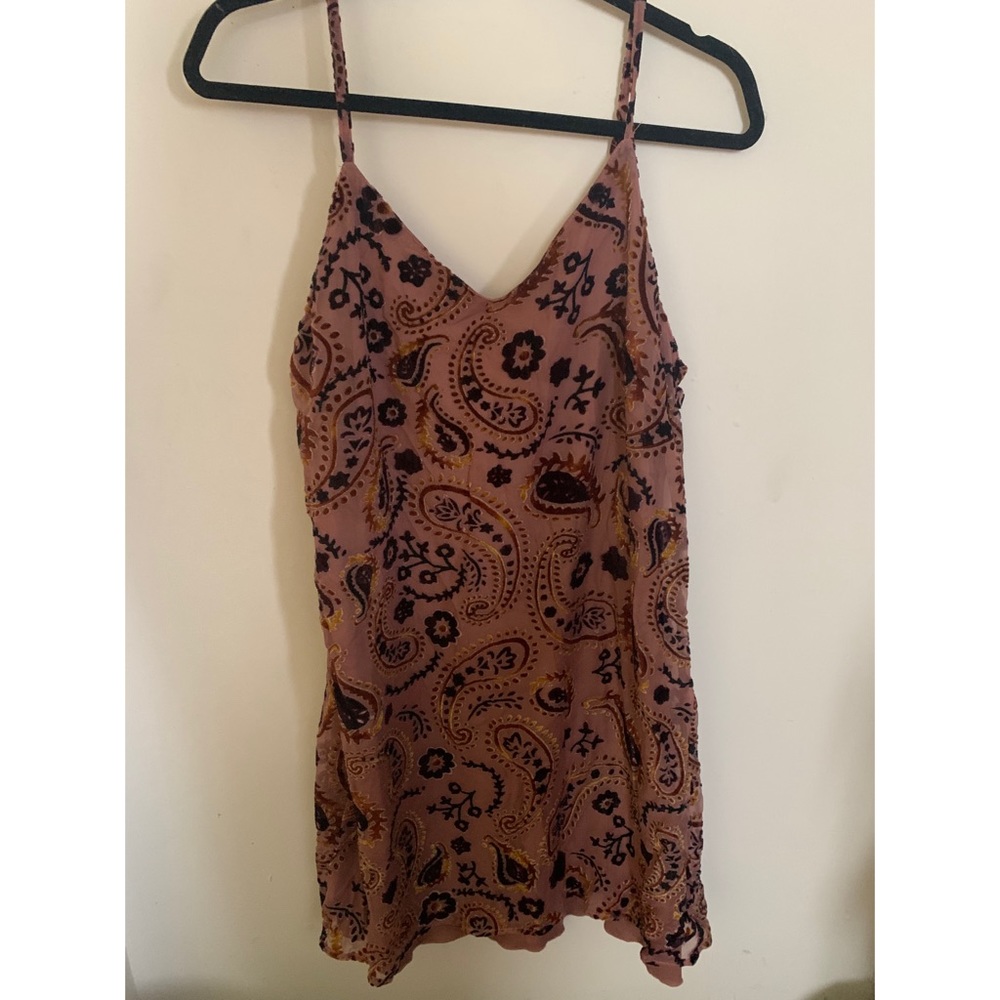 Paisley Print Dress